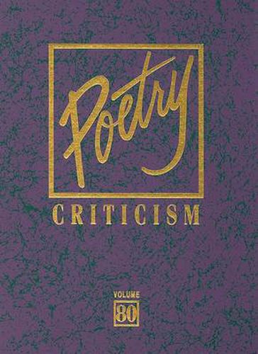Cover image for Poetry Criticism