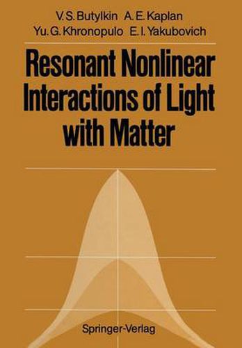 Cover image for Resonant Nonlinear Interactions of Light with Matter