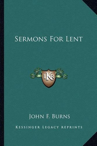 Cover image for Sermons for Lent