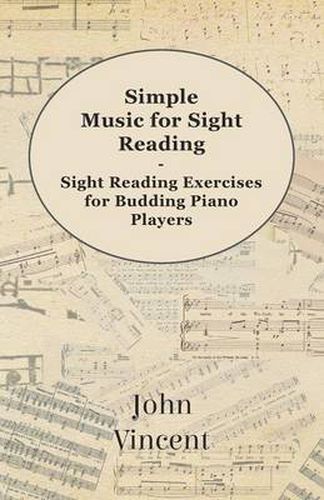 Cover image for Simple Music for Sight Reading - Sight Reading Exercises for Budding Piano Players