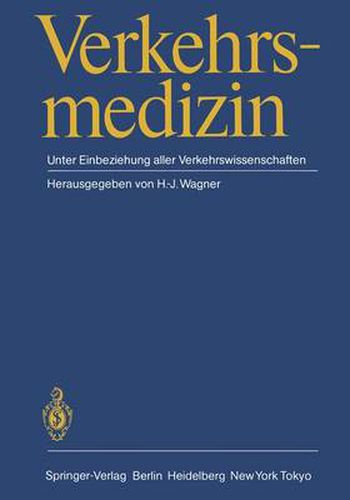 Cover image for Verkehrsmedizin