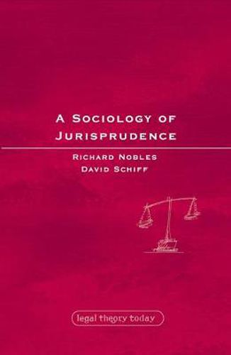 Cover image for A Sociology of Jurisprudence