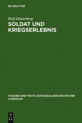 Cover image for Soldat und Kriegserlebnis