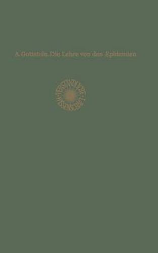 Cover image for Die Lehre Von Den Epidemien
