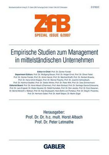 Empirische Studien Zum Management in Mittelstandischen Unternehmen