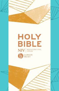 Cover image for NIV Larger Print Personal Teal Soft-Tone Bible