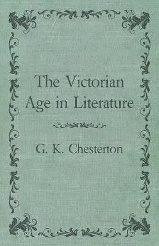 Cover image for The Victorian Age in Literature