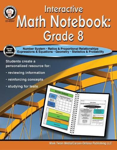 Cover image for Interactive Math Notebook Resource Book, Grade 8