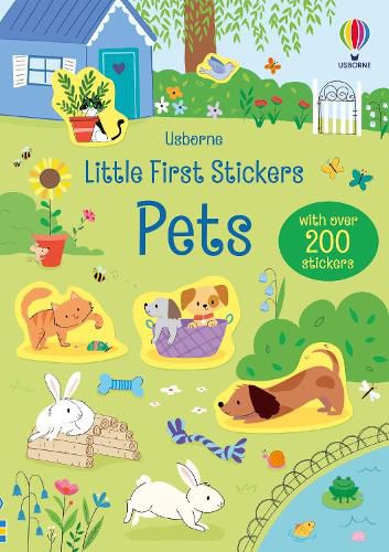 Cover image for Little First Stickers Pets