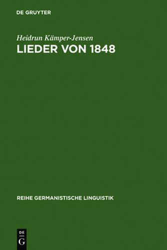 Cover image for Lieder von 1848