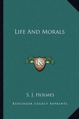 Cover image for Life and Morals