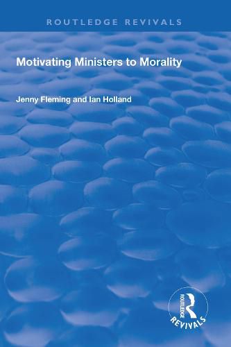 Cover image for Motivating Ministers to Morality