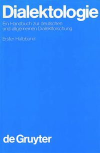 Cover image for Dialektologie. 1. Halbband