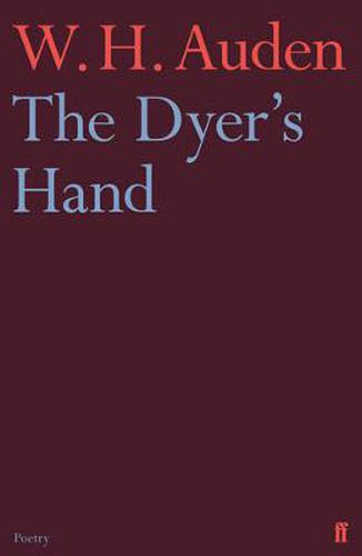 Cover image for The Dyer's Hand