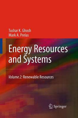 Cover image for Energy Resources and Systems: Volume 2: Renewable Resources