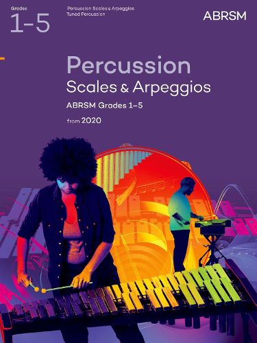 Cover image for Percussion Scales & Arpeggios Grades 1-5: From 2020