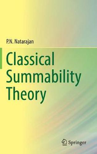 Cover image for Classical Summability Theory