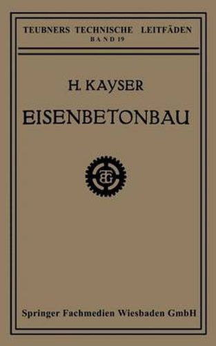 Cover image for Eisenbetonbau