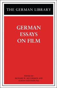 Cover image for German Essays on Film