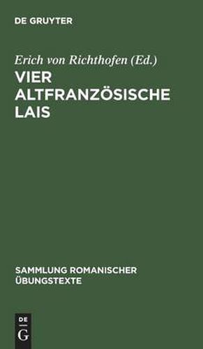 Cover image for Vier altfranzoesische Lais