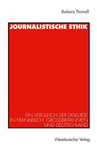 Cover image for Journalistische Ethik