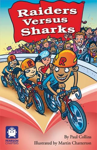 Cover image for Pearson Chapters Year 3: Raiders Versus Sharks (Reading Level 25-28/F&P Level P-S)