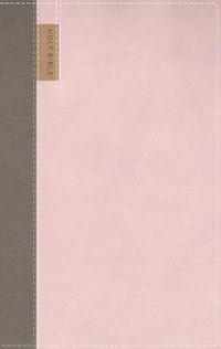 Cover image for NIV Application Bible, Personal Size, Leathersoft, Pink/Gray, Red Letter, Thumb Indexed, Comfort Print