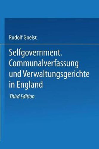 Cover image for Communalverfassung Und Verwaltungsgerichte in England