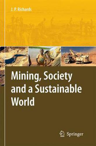 Cover image for Mining, Society, and a Sustainable World