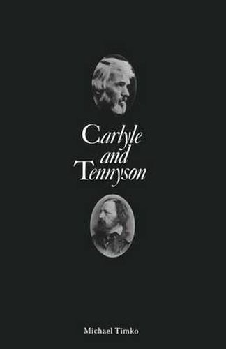 Cover image for Carlyle and Tennyson