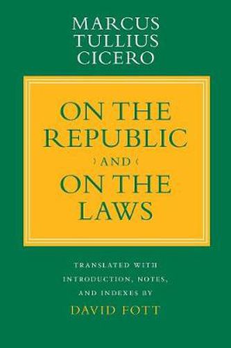 Cover image for On the Republic  and  On the Laws