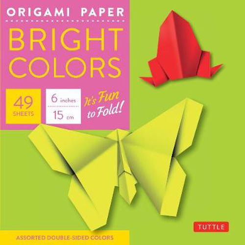 Cover image for Origami Paper Bright 6' 49 Sheets (Tuttle Origami Paper)