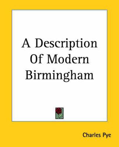 Cover image for A Description Of Modern Birmingham
