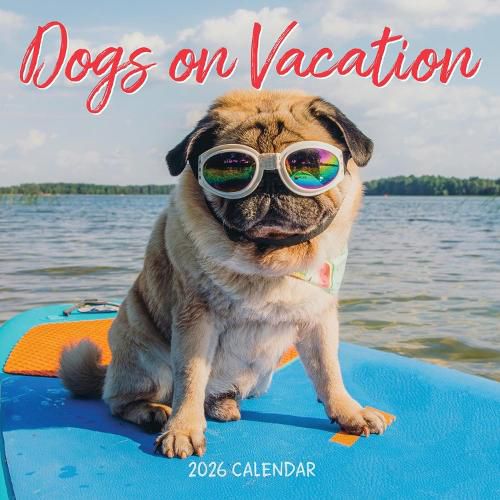 Cover image for Dogs on Vacation Wall Calendar 2026