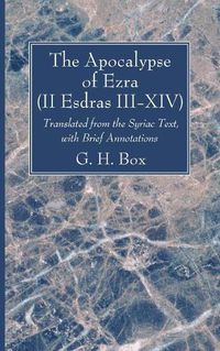 Cover image for The Apocalypse of Ezra (II Esdras III-XIV)