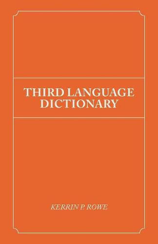 Cover image for Third Language Dictionary