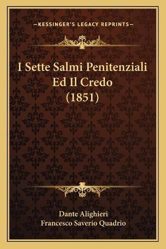 I Sette Salmi Penitenziali Ed Il Credo (1851)