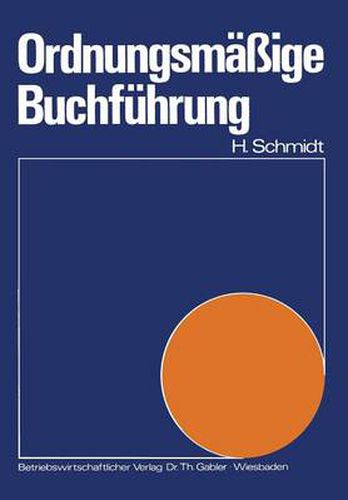 Ordnungsmassige Buchfuhrung