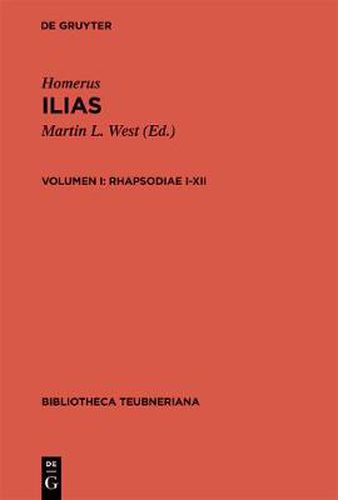 Cover image for Ilias, Vol. I Pb