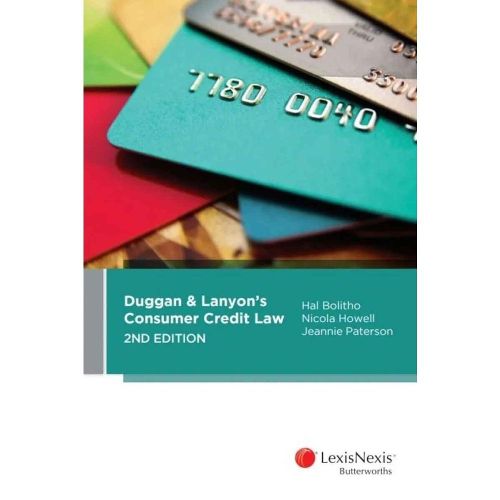 Cover image for Duggan & Lanyon's Consumer Credit Law