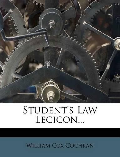 Cover image for Student's Law Lecicon...