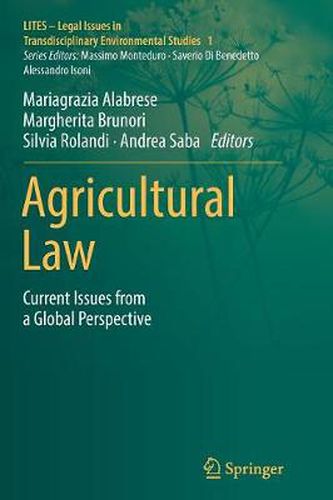 Cover image for Agricultural Law: Current Issues from a Global Perspective