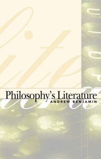 Cover image for Philosophy's Literature