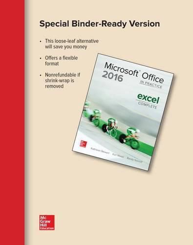 Cover image for Looseleaf for Microsoft Office Excel 2016 Complete: In Practice