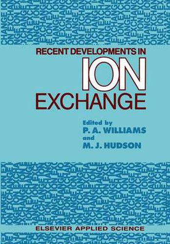 Cover image for Recent Developments in Ion Exchange