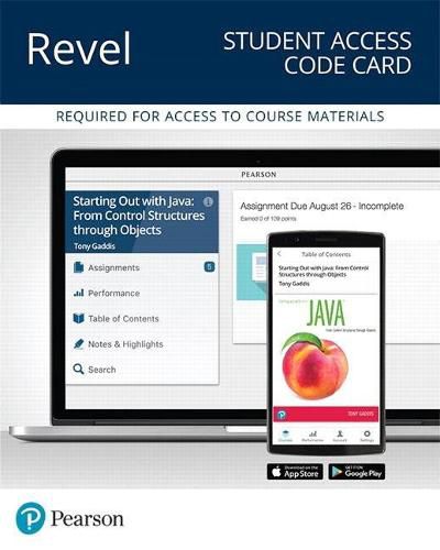 Cover image for Revel Java Control Structures Through Objects -- Access Code Card