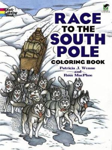 Cover image for Race to the South Pole Coloring Book