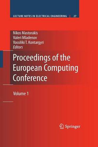 Cover image for Proceedings of the European Computing Conference: Volume 1