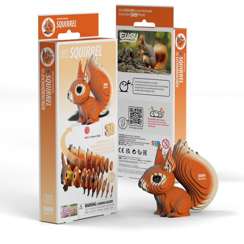 Squirrel EUGY Animal Puzzle