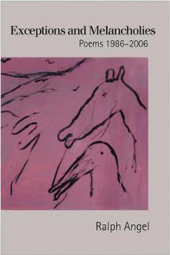 Cover image for Exceptions and Melancholies: Poems 1986-2006